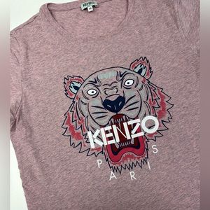 Womens Kenzo Paris Pink Tiger T Shirt M